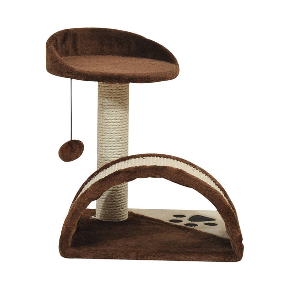 17" Cat Tree Scratching Post - Brown