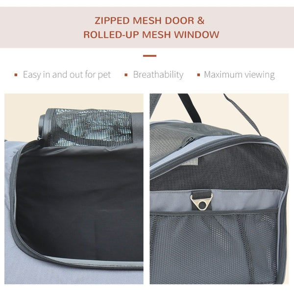 3 in 1 Pet Car Carrier - Grey