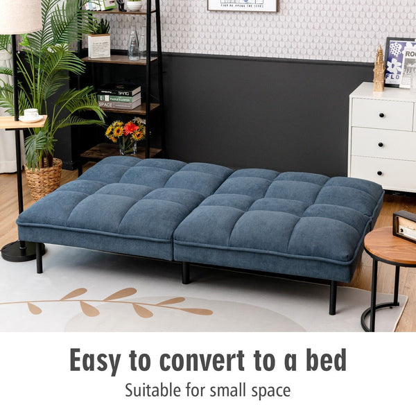 Convertible Sofa Bed - Blue