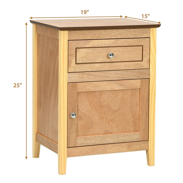 2-Tier Accent Table - Natural